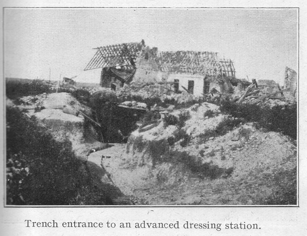 Trench Entrance to an advanced dressing station.